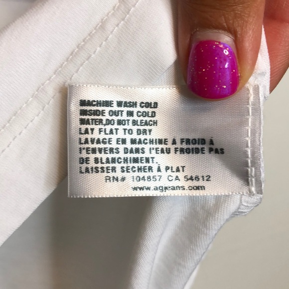 ALEXA CHUNG x AG white/graphic t-shirt 🤍 - Picture 9 of 14